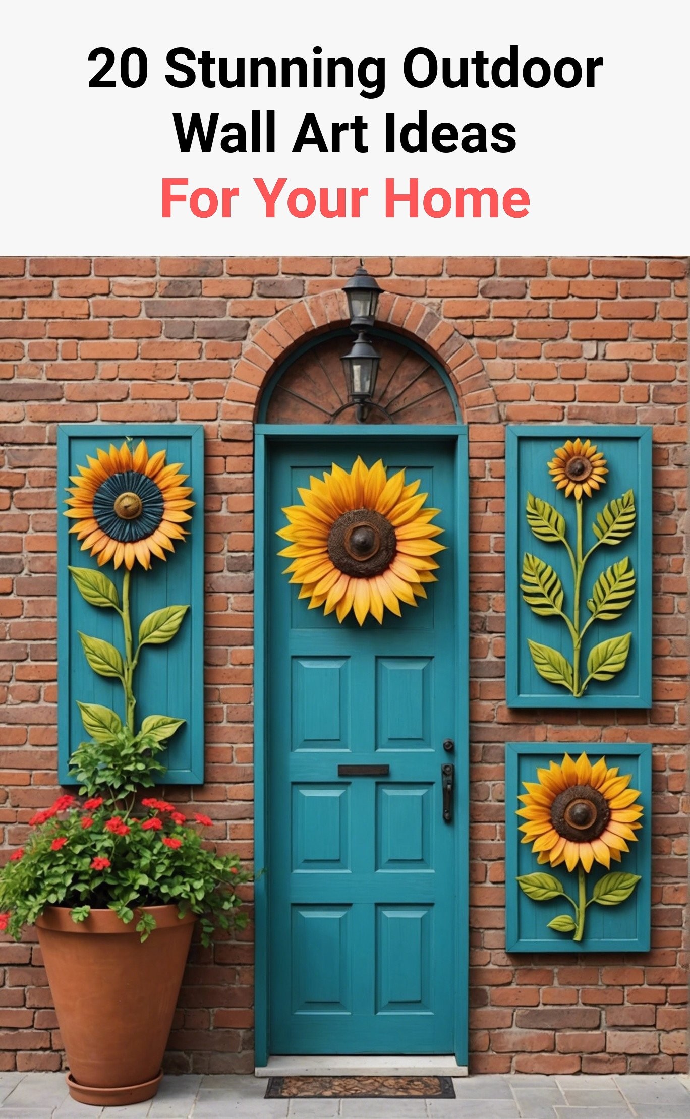 20 Stunning Outdoor Wall Art Ideas For Your Home