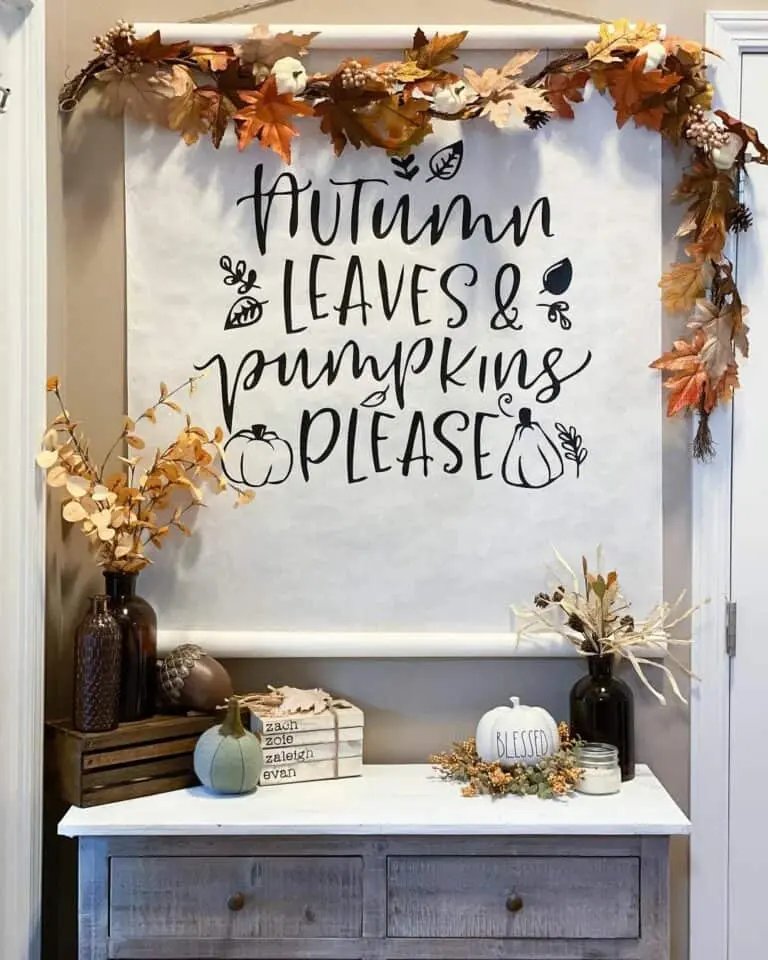 Artificial Fall Branch Decor