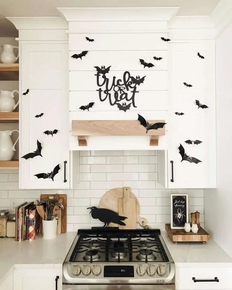 Bat and Crow Kitchen Decor