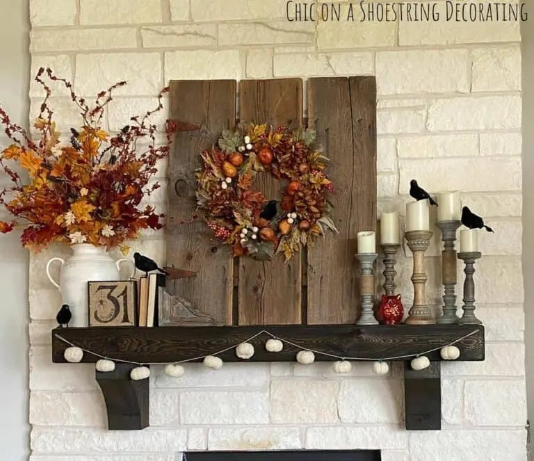 Crows in Autumn Decor