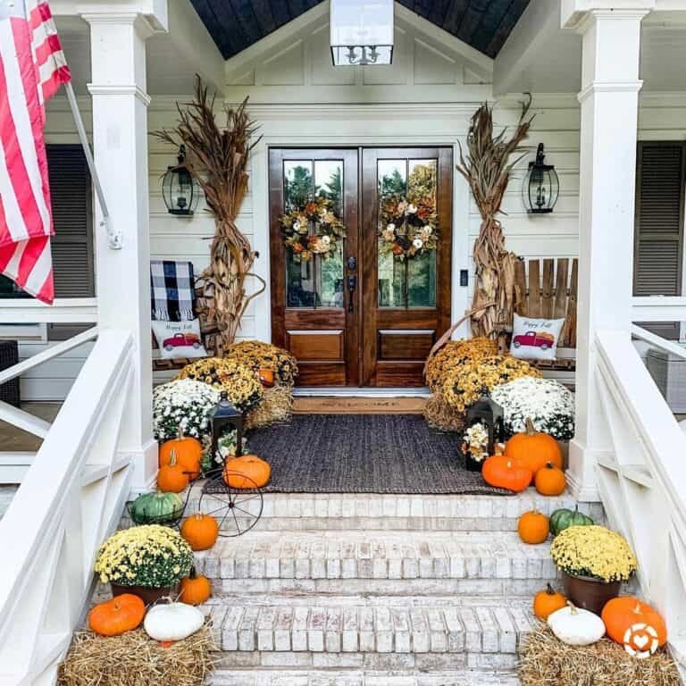 Double Front Door Design