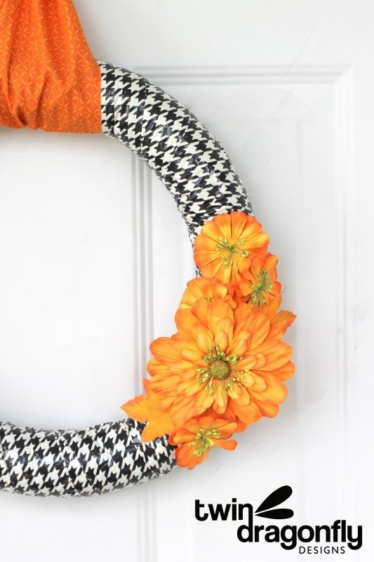 Duct Tape Fall Wreath