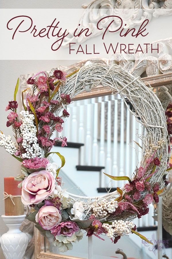 Dusky Pink Fall Wreath