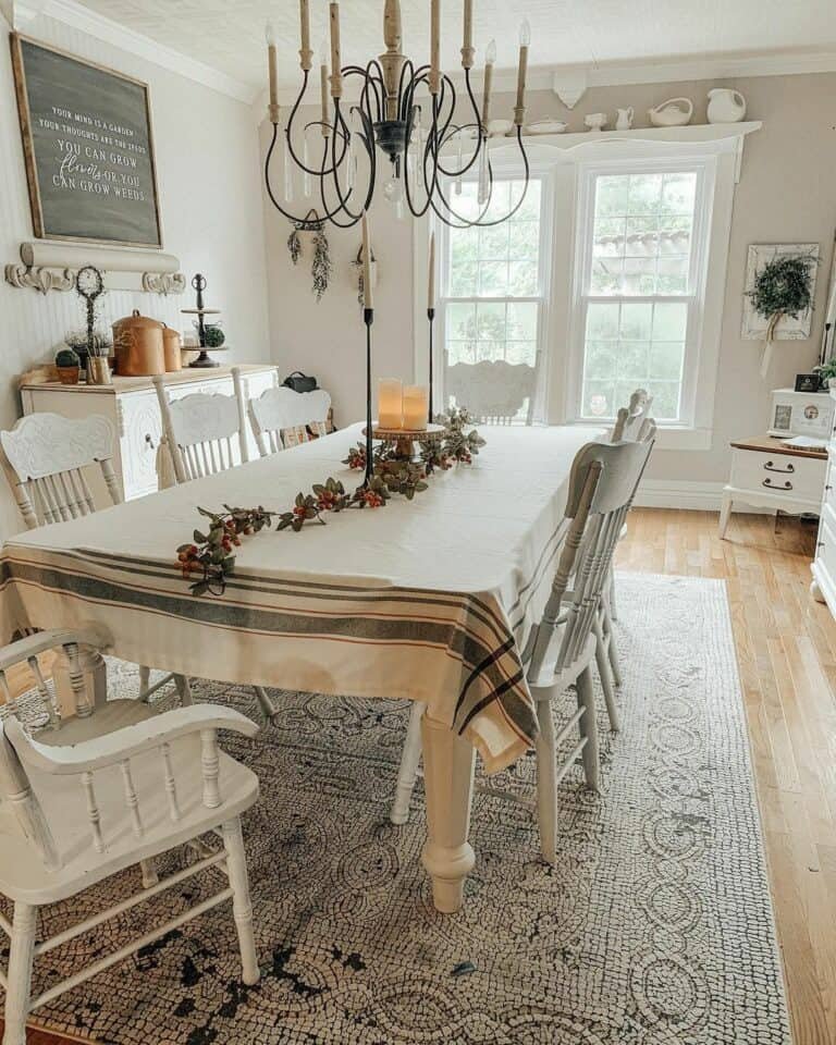 Elegant Fall Dining Room