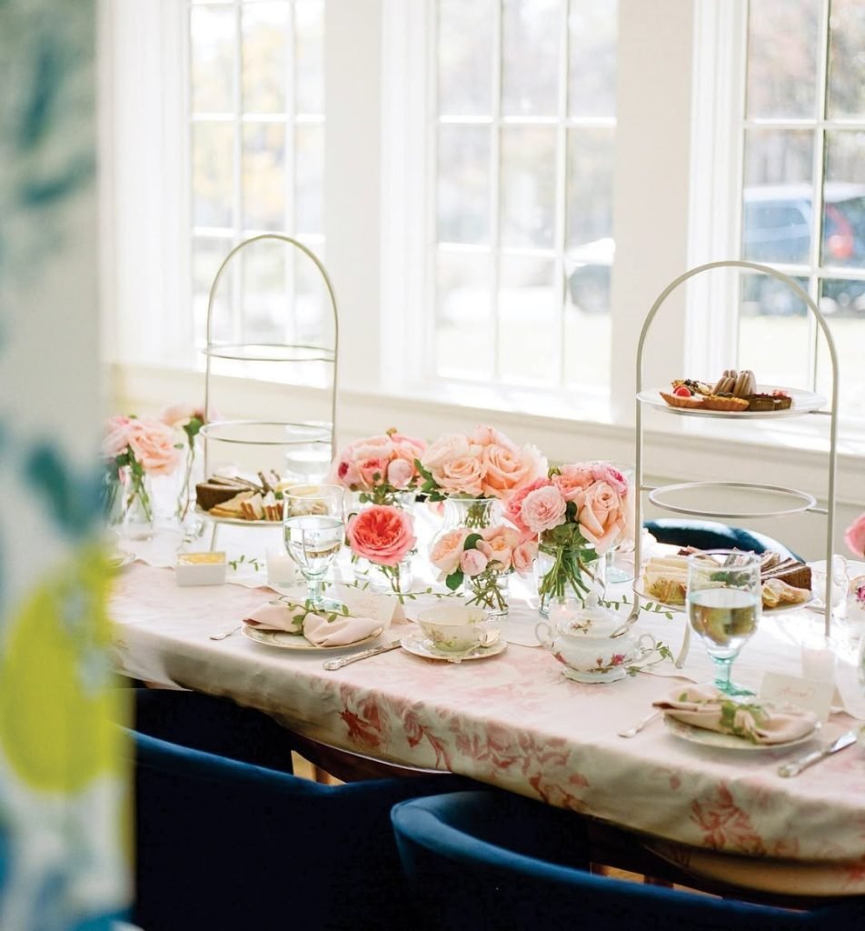 Elegant Tea Display Setup