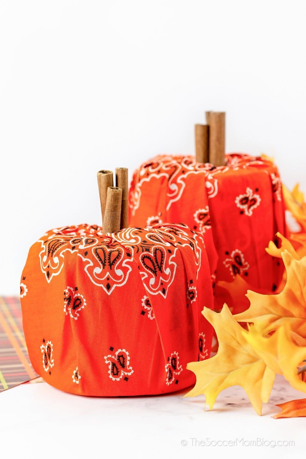 Fabric Bandana Pumpkins