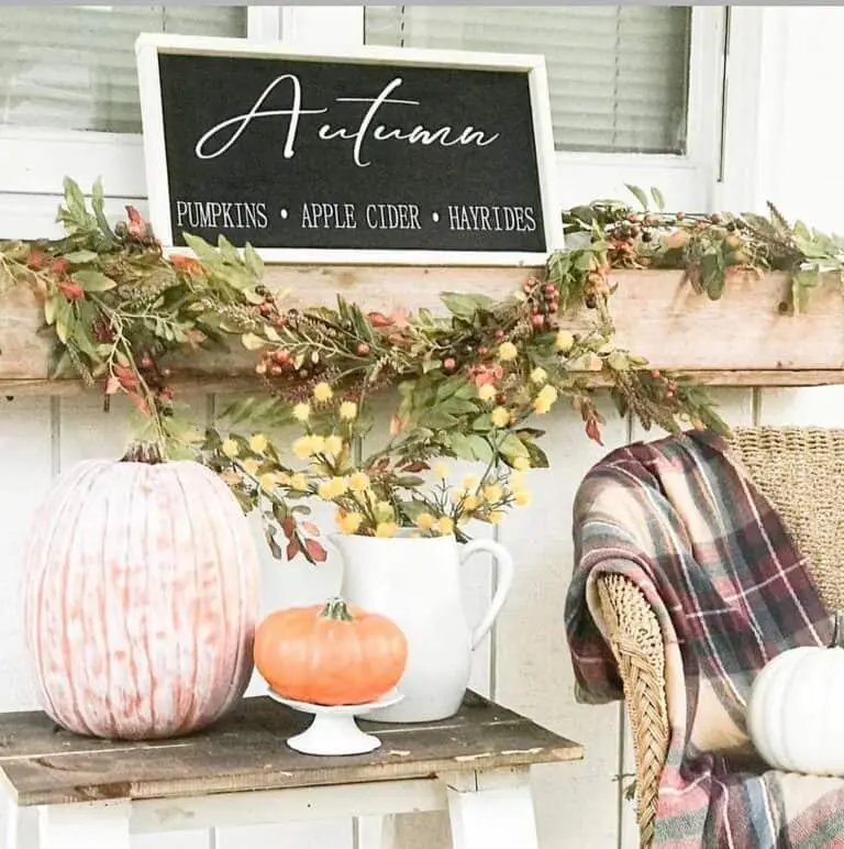 Fall Decor Sign Details