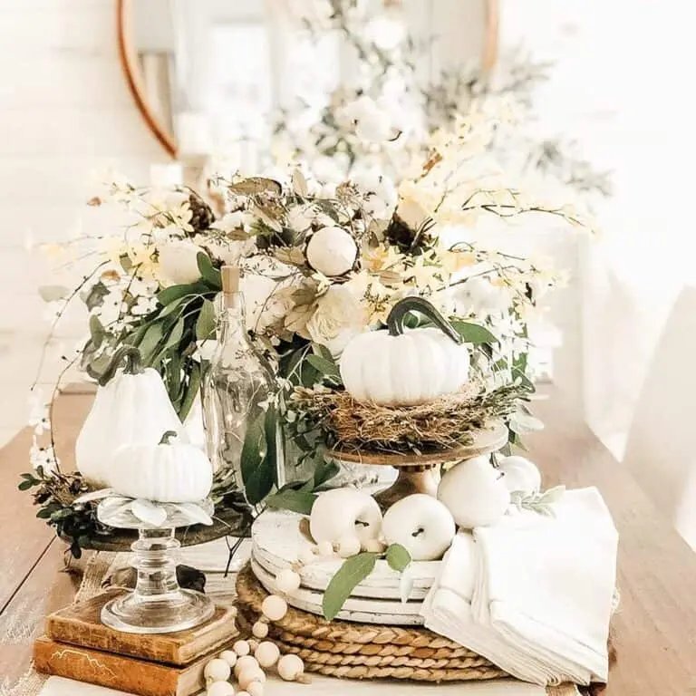 Fall Flowers and Decor