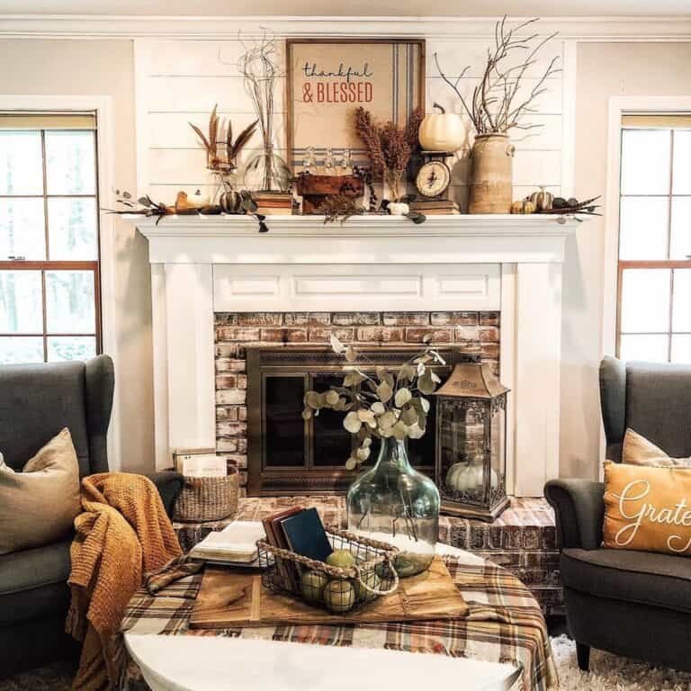 Fall Mantel Decor Ideas
