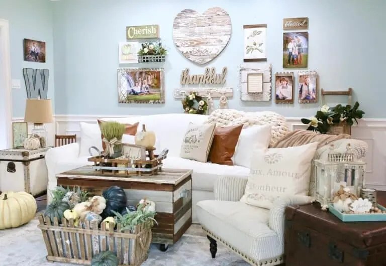 Fall Wreath Gallery Wall