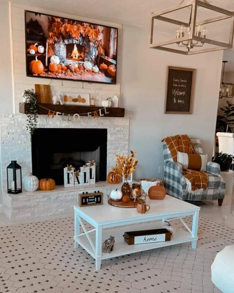 Fireplace Seating Arrangement