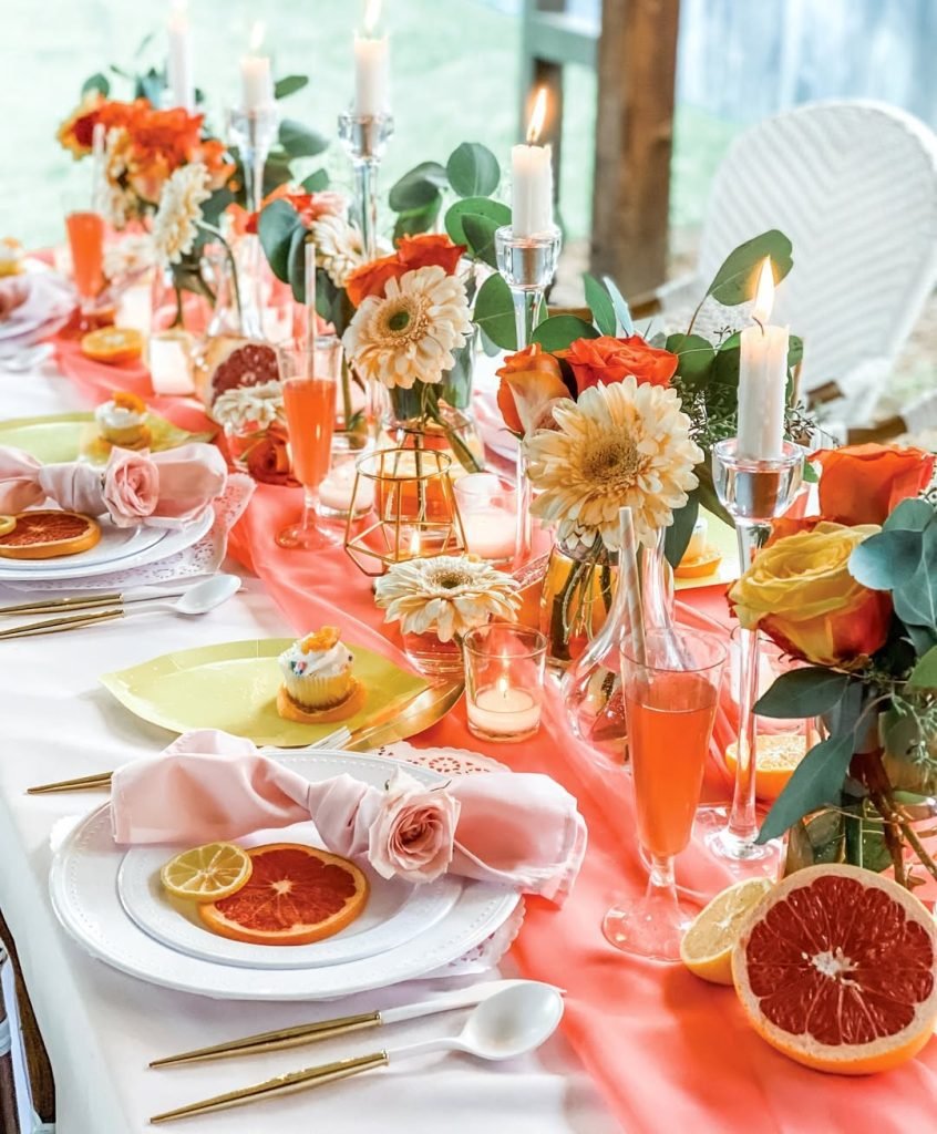 Fresh Citrus Table Decor