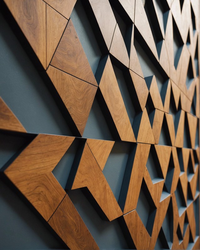 Geometric Wall Sculptures