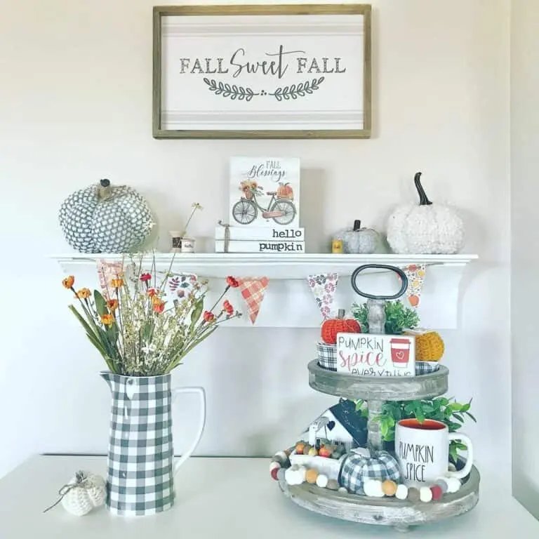 Gray Buffalo Plaid Décor