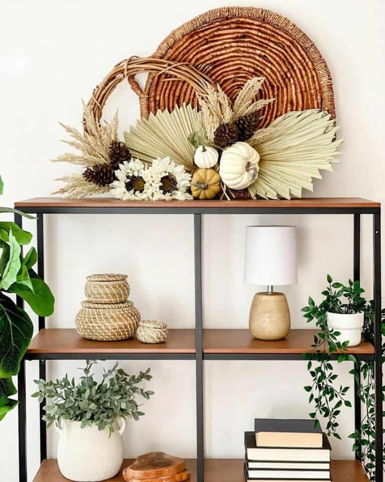 Greenery and Fall Decor