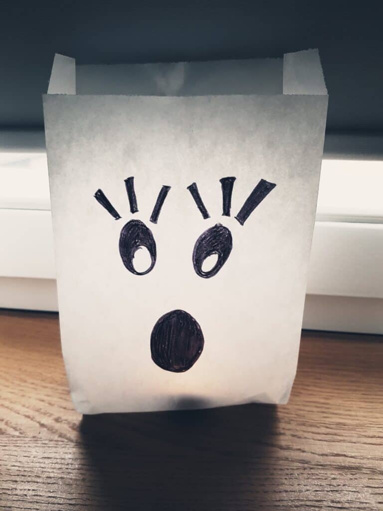 Halloween Ghost Luminaries