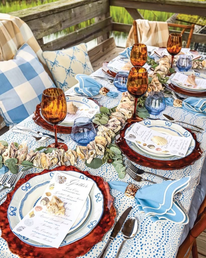 Nautical Oyster Shell Centerpiece