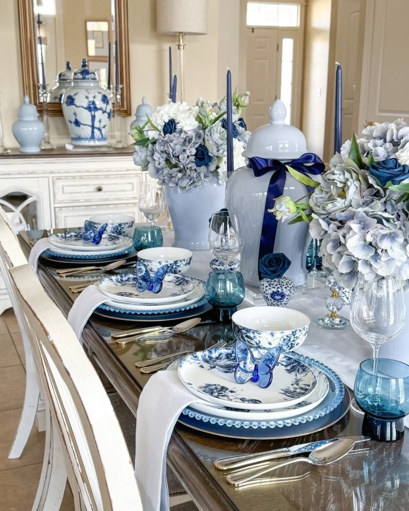 Navy Blue Dining Sophistication
