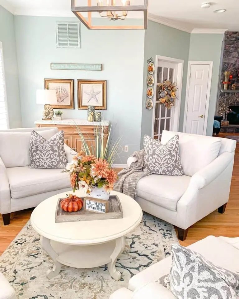 Pumpkin and Flower Centerpiece