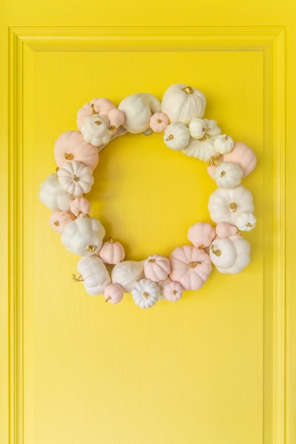 Pumpkin-Covered Wreath