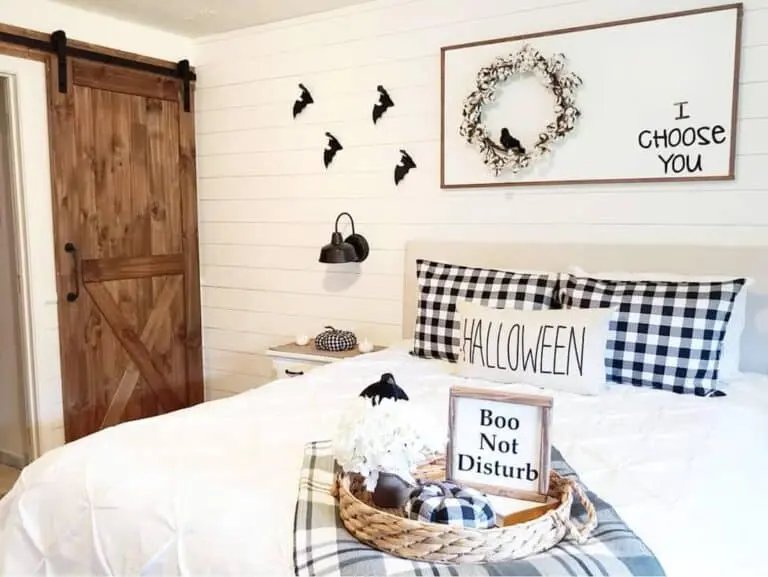 Raven Decor for Farmhouse Bedroom