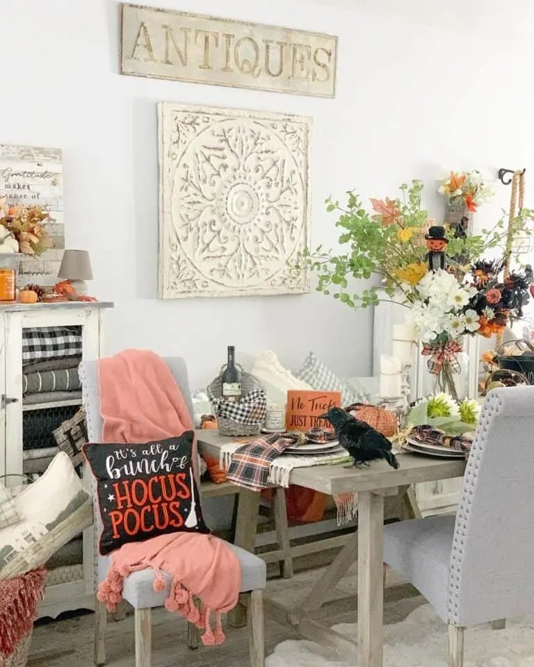 Raven-Inspired Table Decor