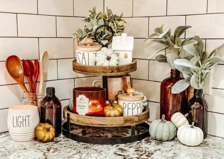Rustic Fall Tray Decor