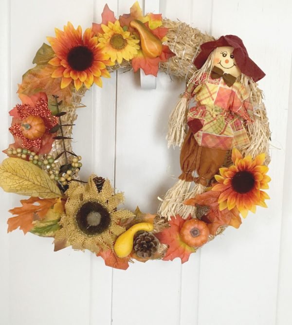 Rustic Scarecrow Wreath