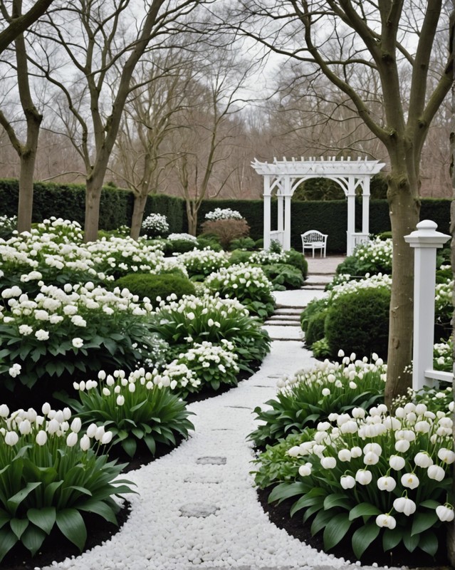 Snow-White Serenity: A Monochromatic Haven