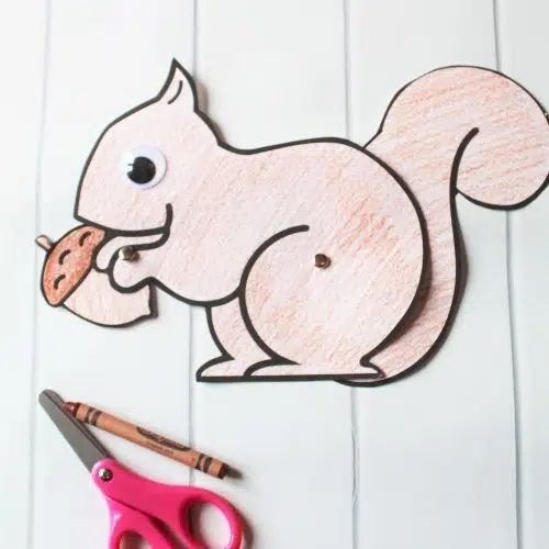 Squirrel Craft Template