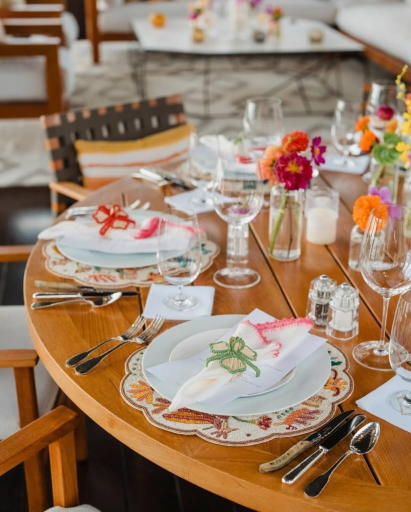 Vibrant Nautical Table Setting