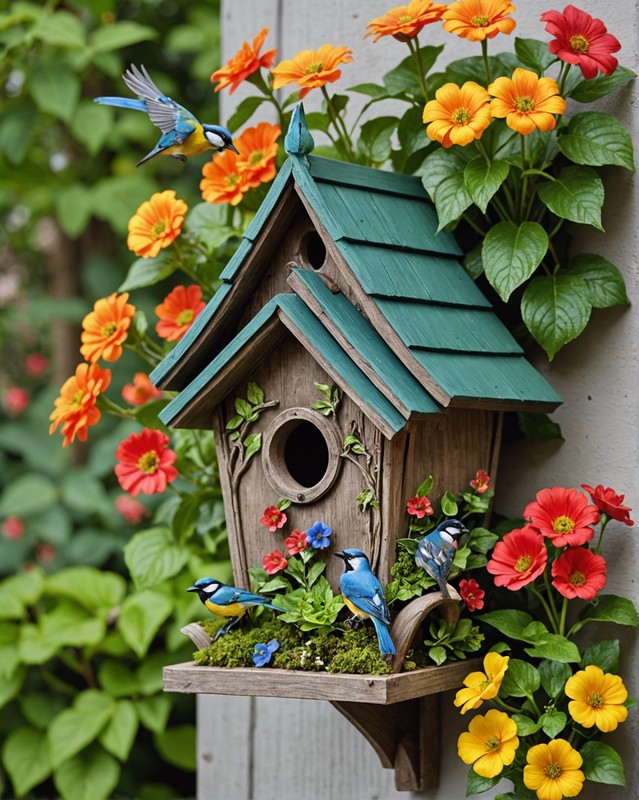 Wall-Mounted Birdhouses