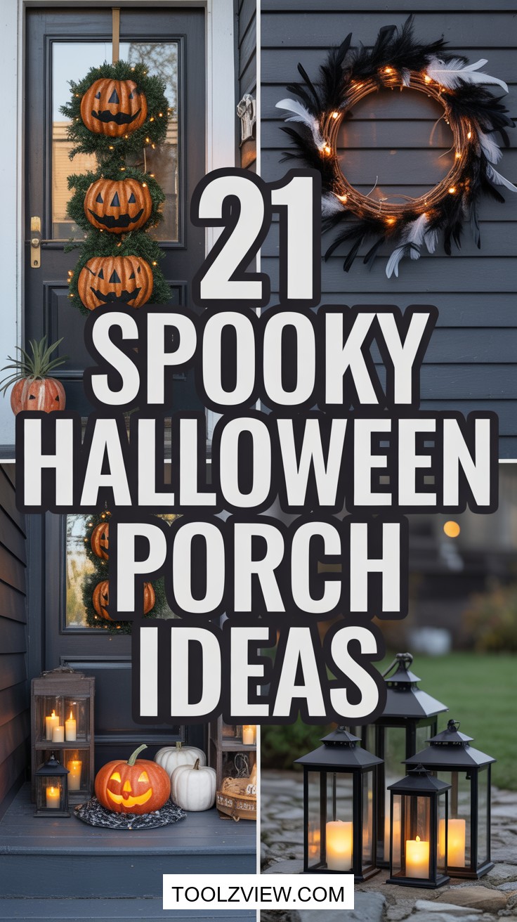 21 Easy Halloween Porch Decor Ideas