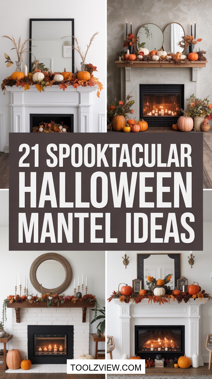 21 Festive Halloween Mantel Decor Ideas for Your Home