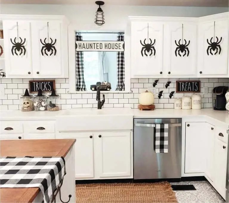 Black and White Kitchen Decor