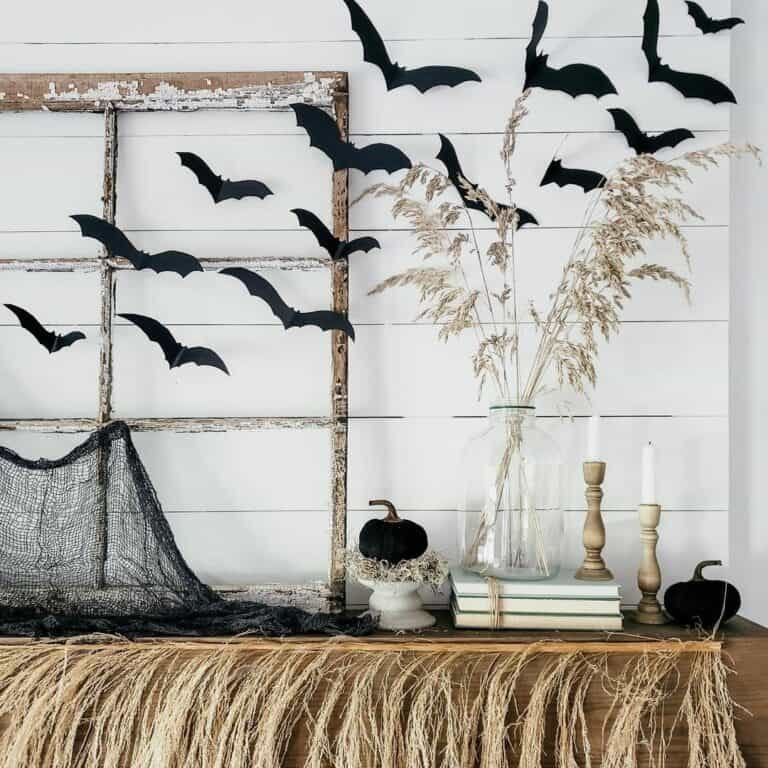 Black and White Side Table