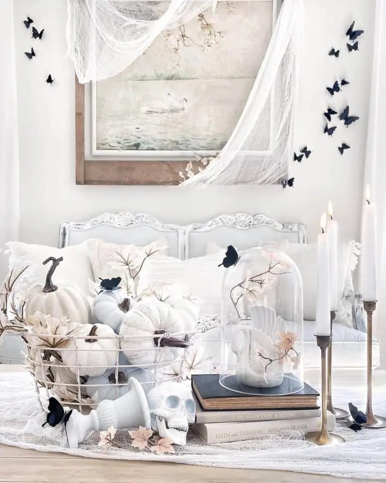 Black Butterflies and Pumpkins