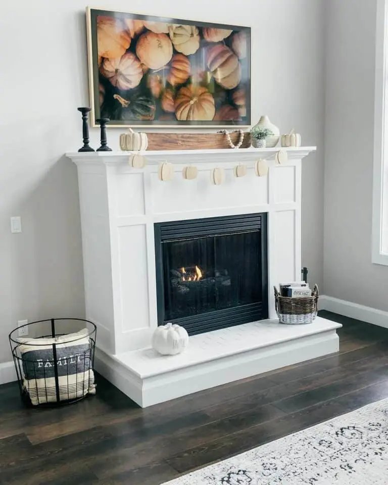 Board and Batten Fireplace Decor