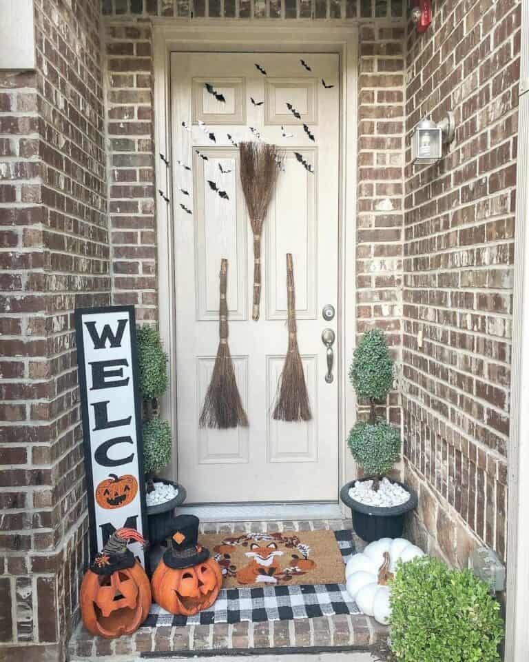 Brick Porch Decorations