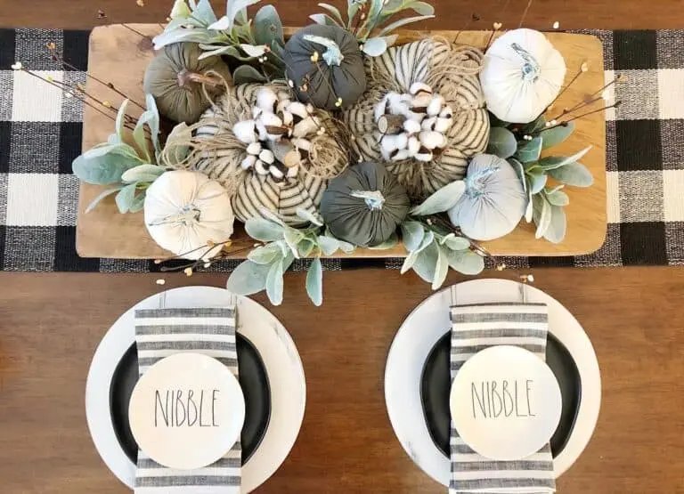 Buffalo Plaid Table Setting