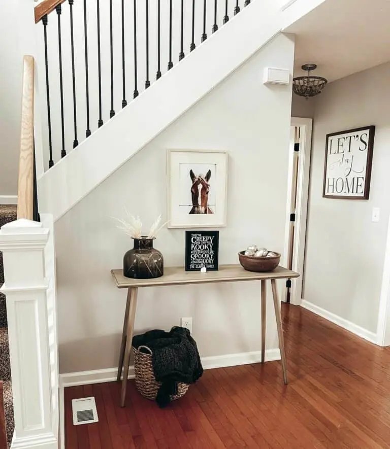 Console Table by Stairs