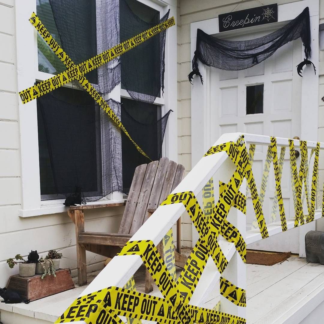 Crime Scene Tape Decor