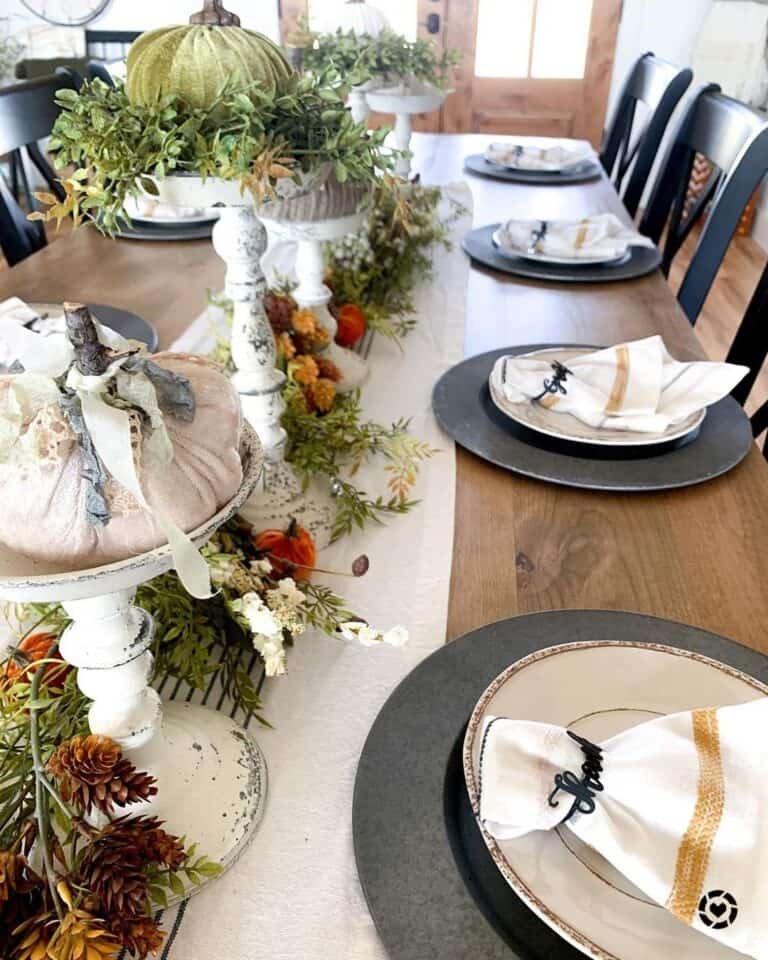 Fall-Inspired Dining Setup