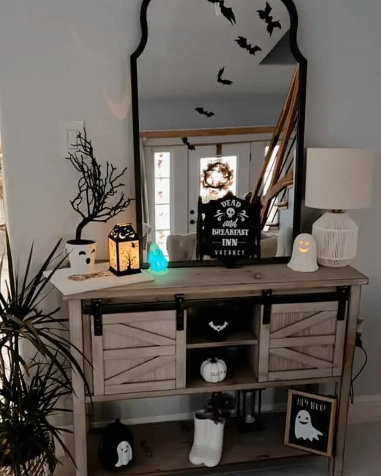 Farmhouse Console with Ghosts