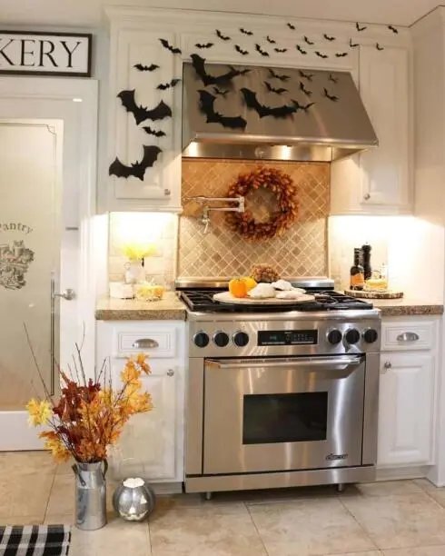 Faux Bat Decorations