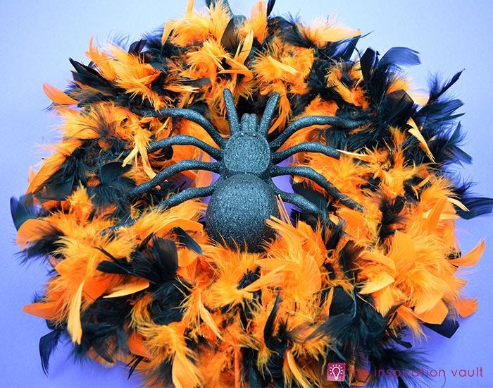 Feather Boa Halloween Decor