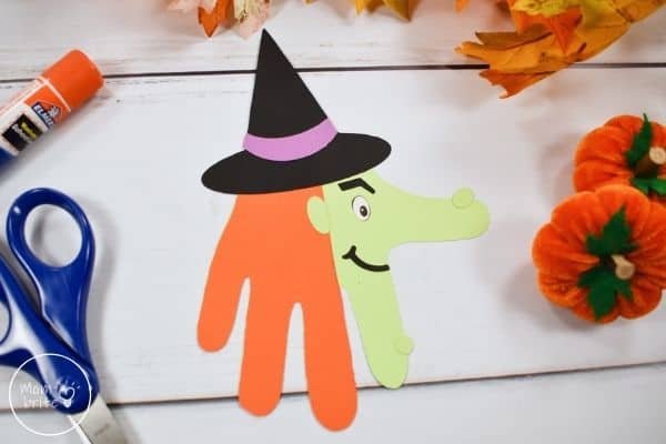 Friendly Witch Handprint Craft