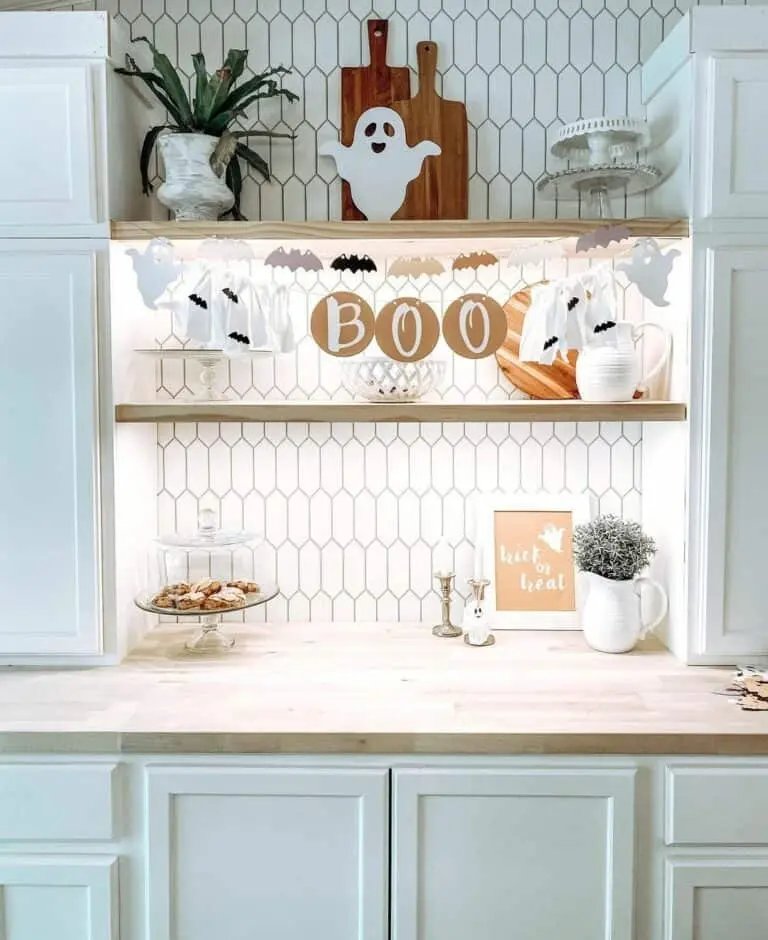 Ghost Cutout Kitchen Garland