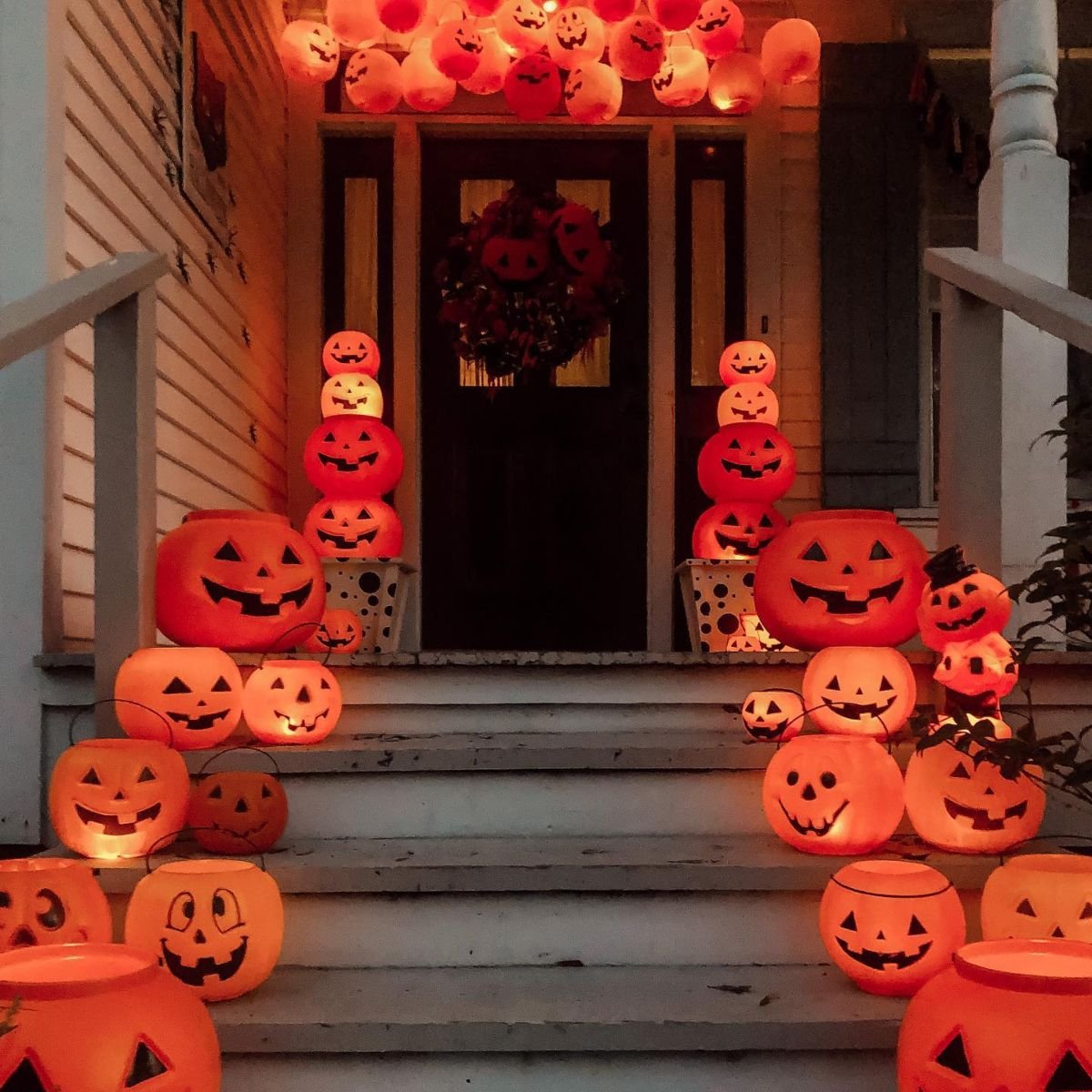 Glowing Pumpkin Decorations