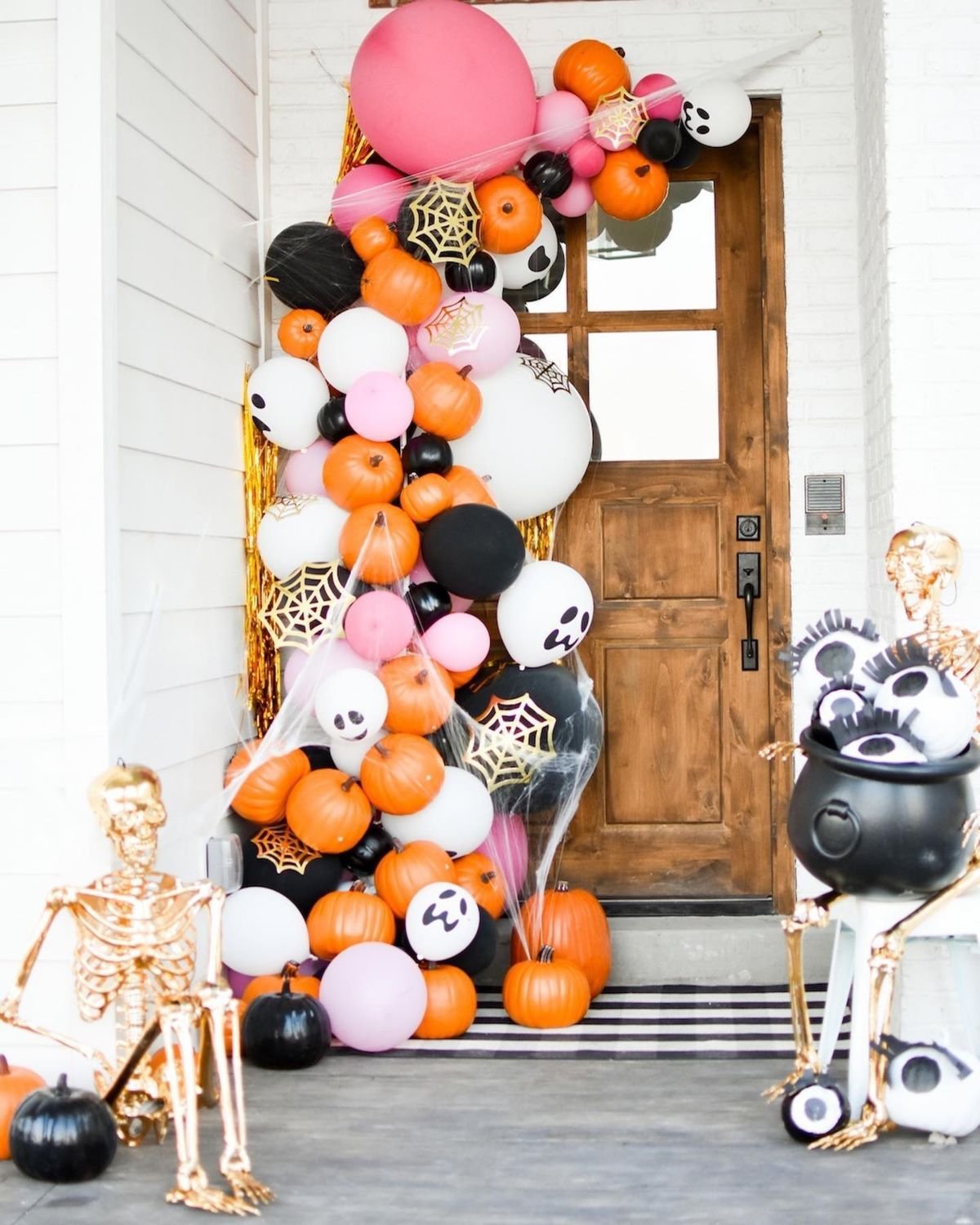 Gold-Painted Skeletons